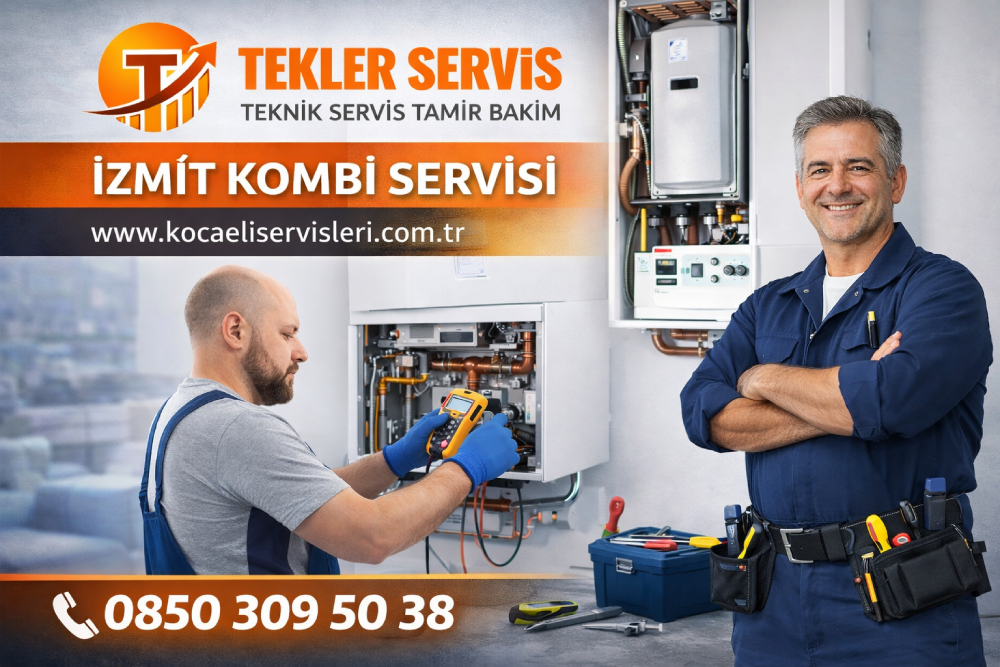 İzmit kombi servisi teknisyeni kombi tamiri ve bakımı yaparken – İzmit kombi teknik servis